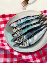 Load image into Gallery viewer, Pink Gingham and Sardines
