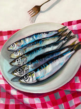 Load image into Gallery viewer, Pink Gingham and Sardines
